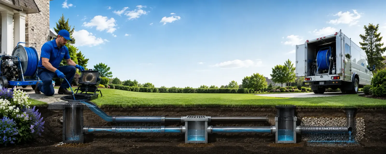 Outdoor drain cleaning information for Scott Air Force Base, IL